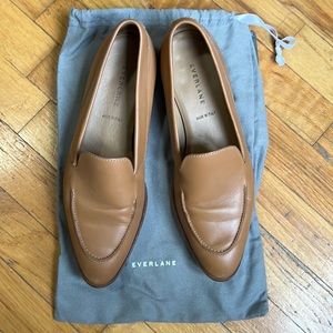 Everlane Tan Leather Loafers